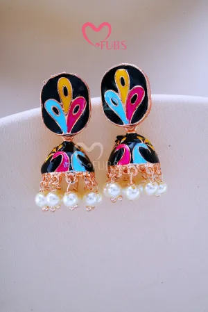 Heritage Beaded Jhumkas